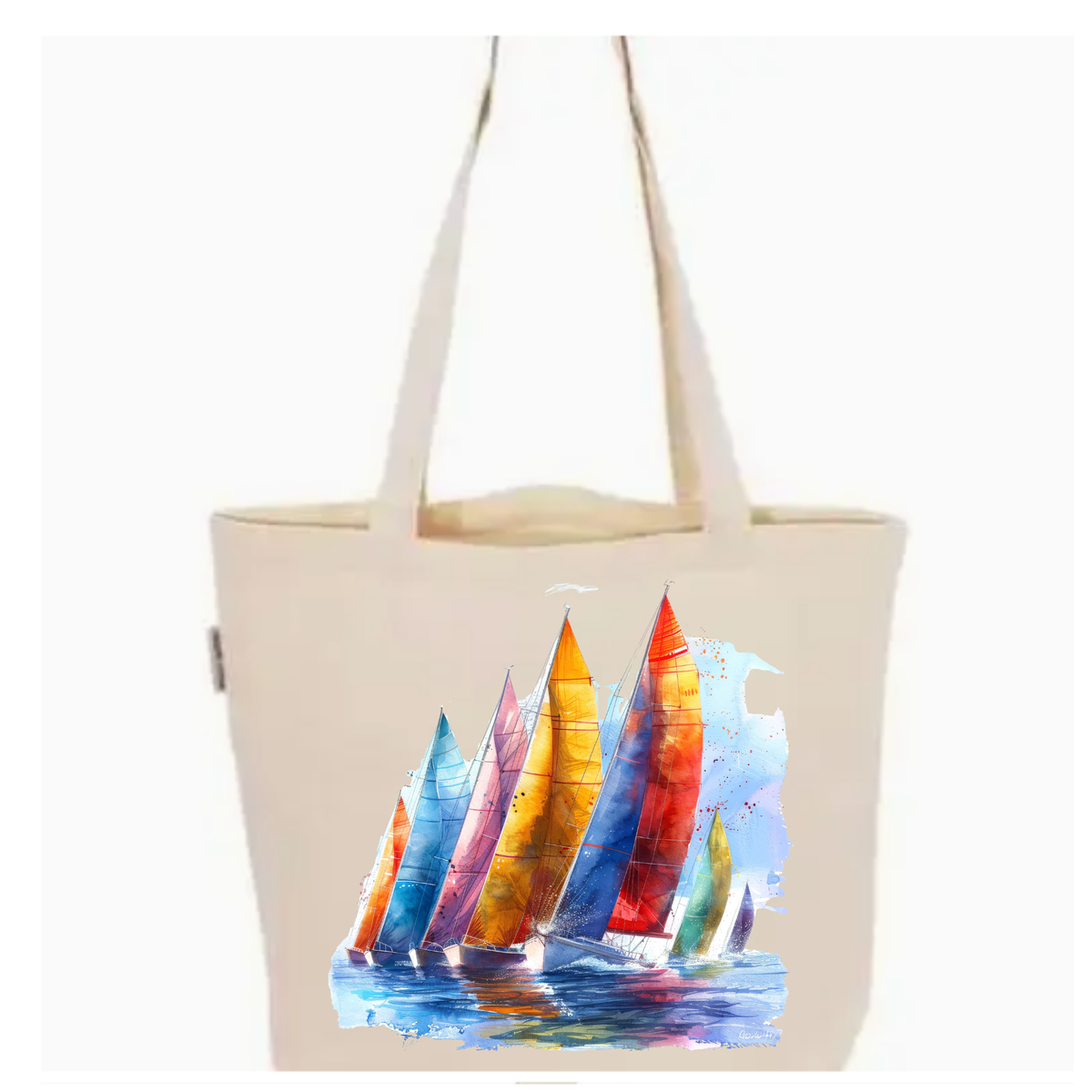 Classic Organic Cotton Canvas Gusset Tote Bag