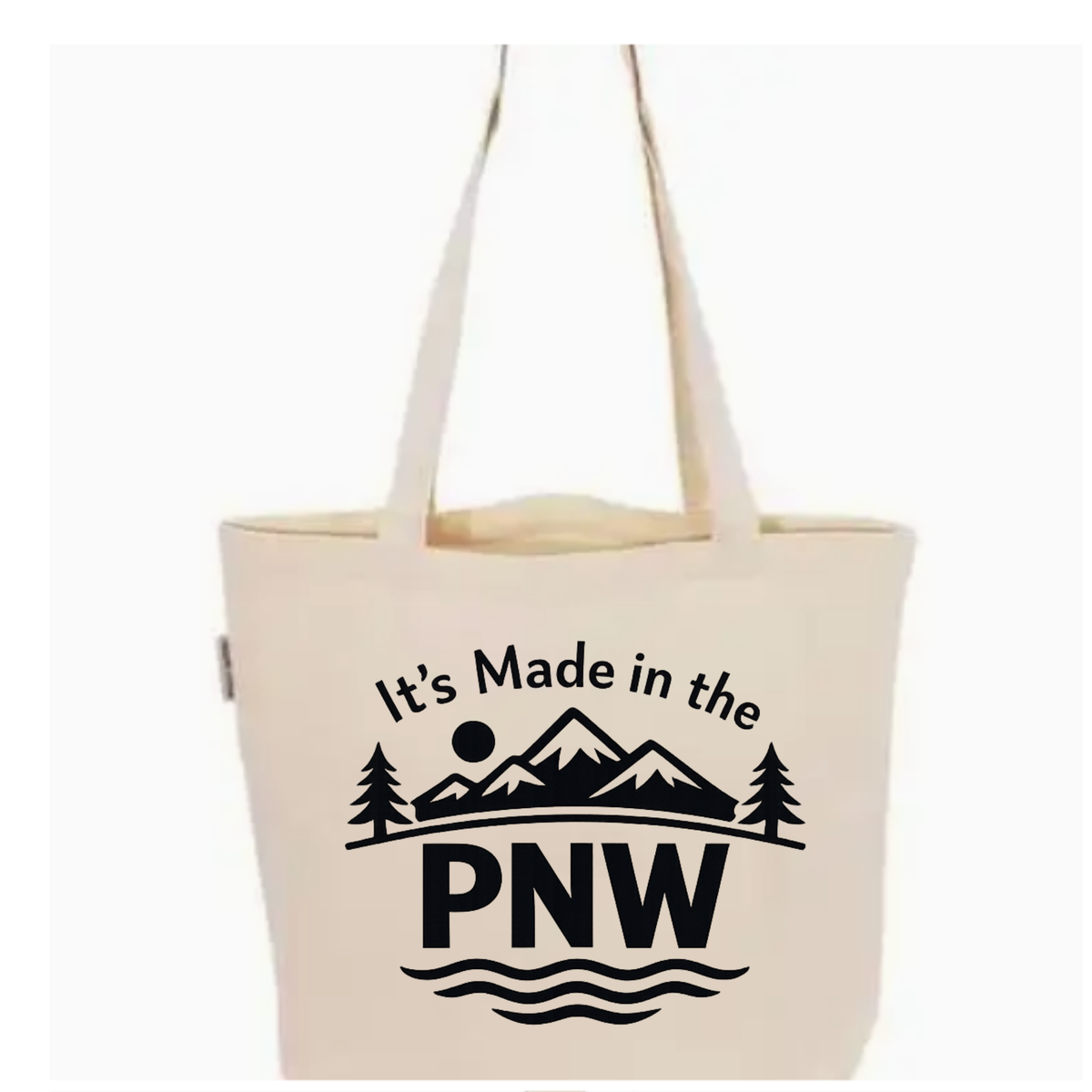 Classic Organic Cotton Canvas Gusset Tote Bag