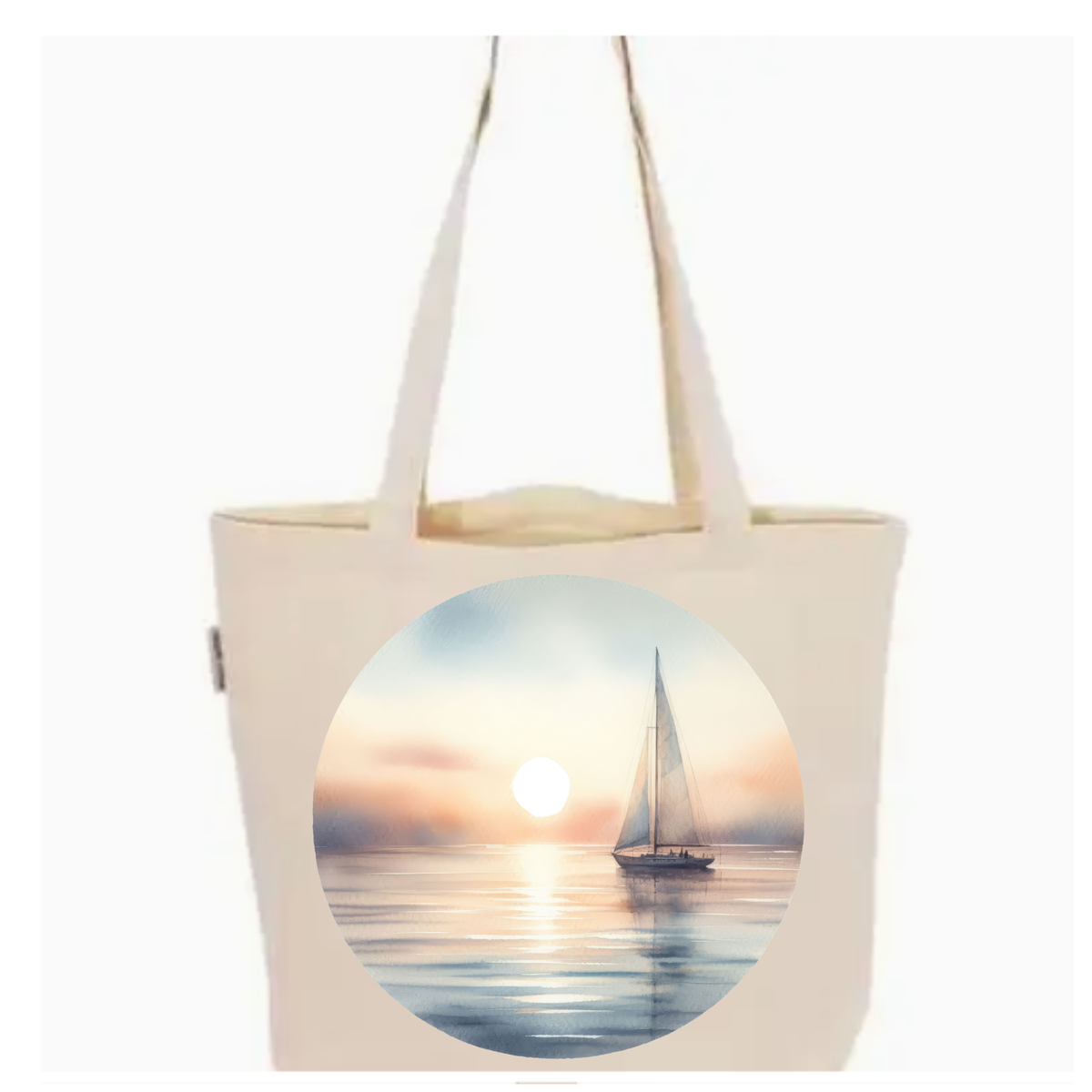 Classic Organic Cotton Canvas Gusset Tote Bag