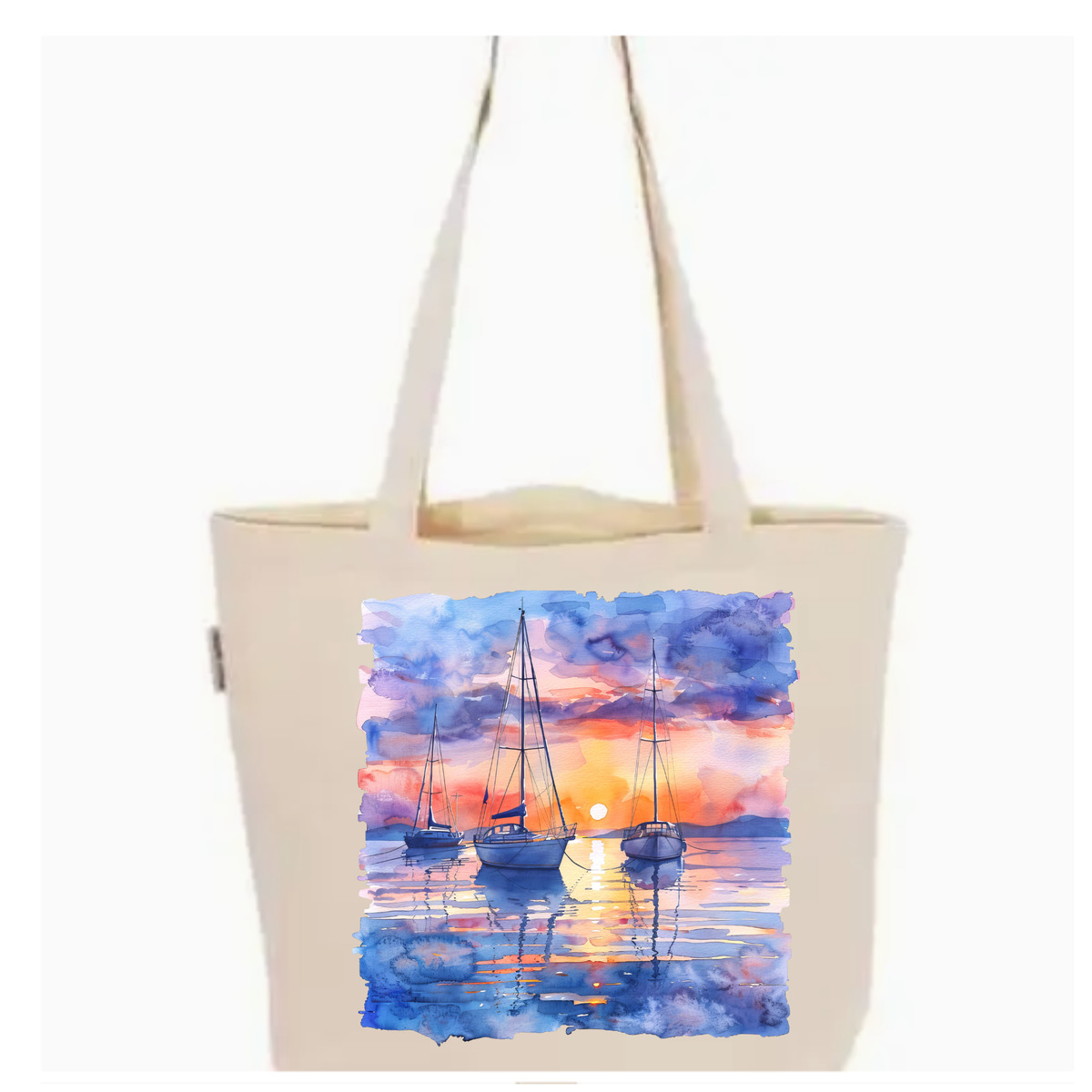 Classic Organic Cotton Canvas Gusset Tote Bag