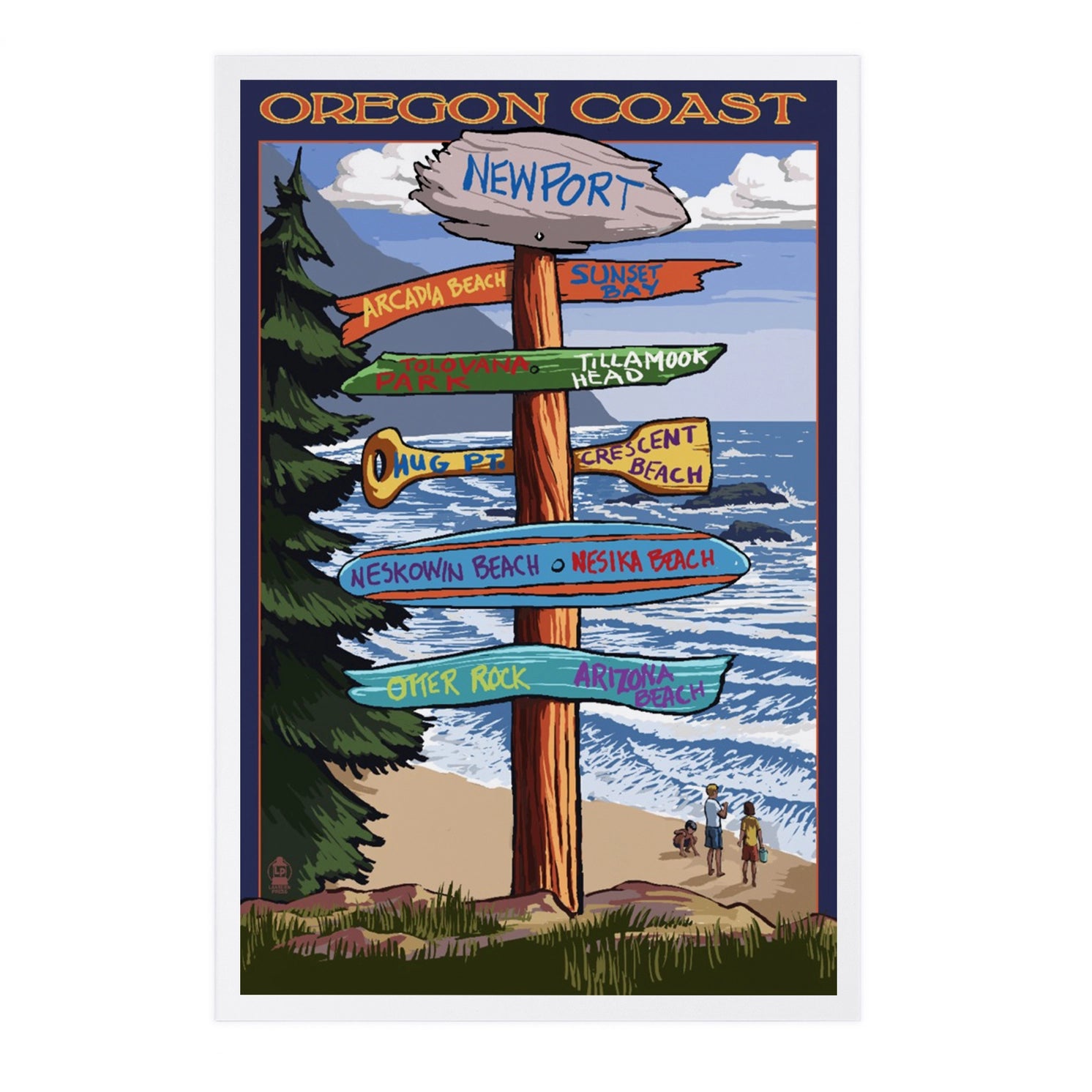 Premium Postcards Oregon Coast Destinations