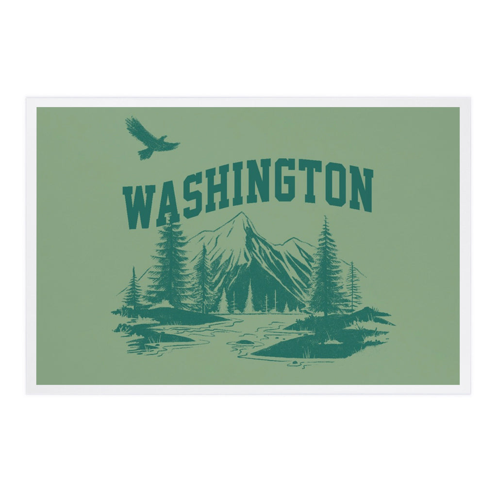 Premium Postcards Washington, Sketchbook, Mountainscape