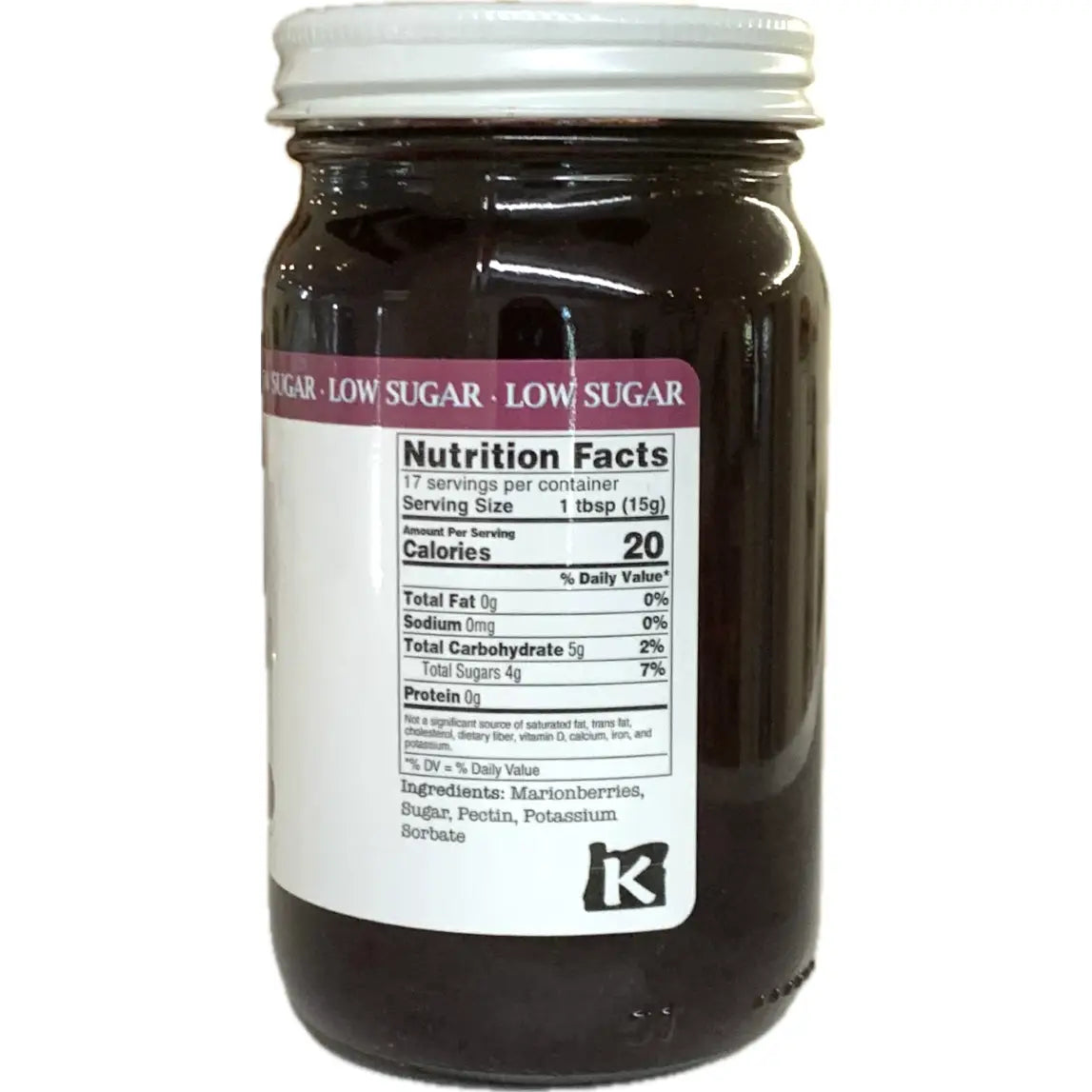 Oregon Hill Farms - Low Sugar Marionberry Fruit Spread