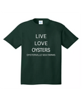 Live, Love, Oysters (Oysterville Sea Farms) T-Shirt (Copy)