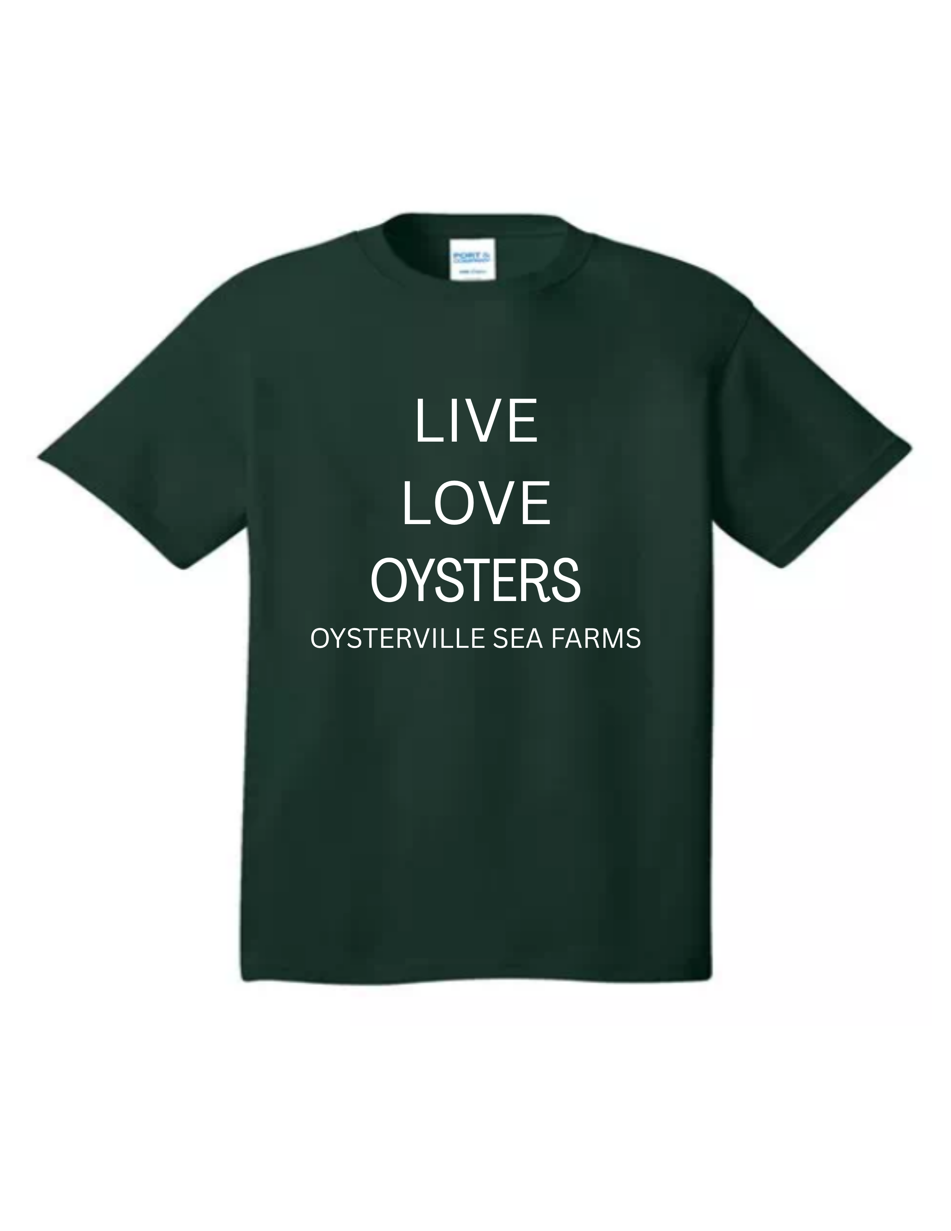 Live, Love, Oysters (Oysterville Sea Farms) T-Shirt (Copy)