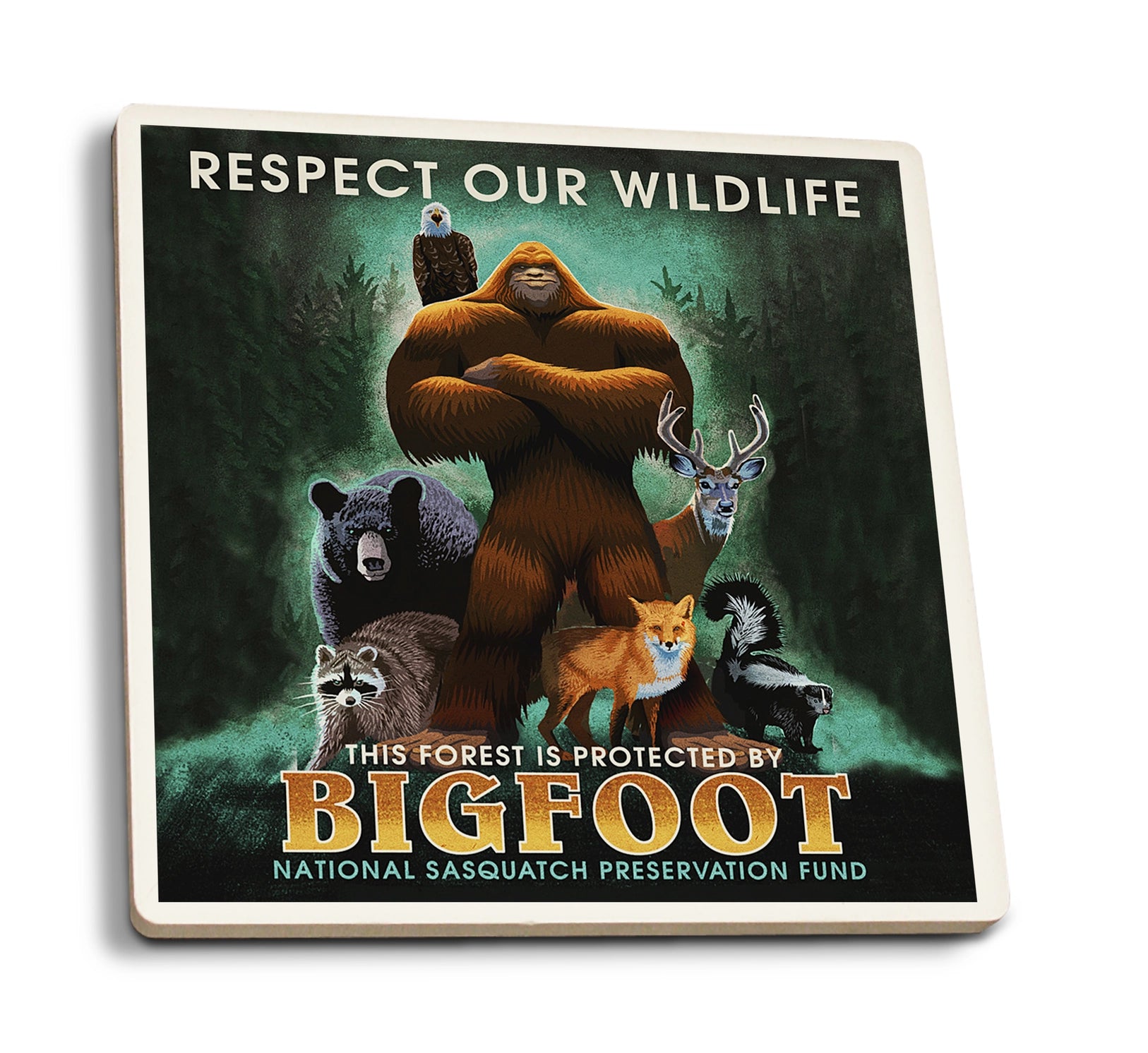 Bigfoot Collection Coasters