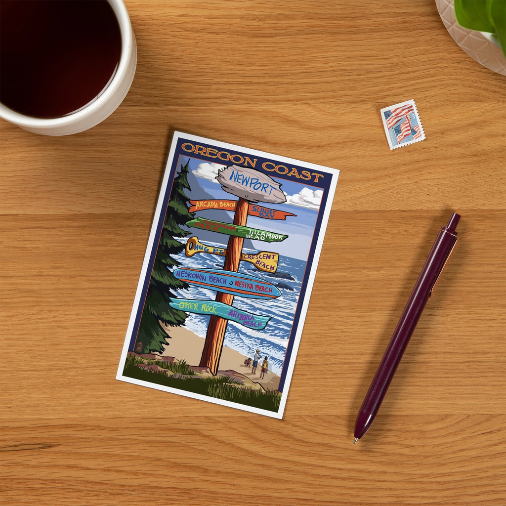 Premium Postcards Oregon Coast Destinations