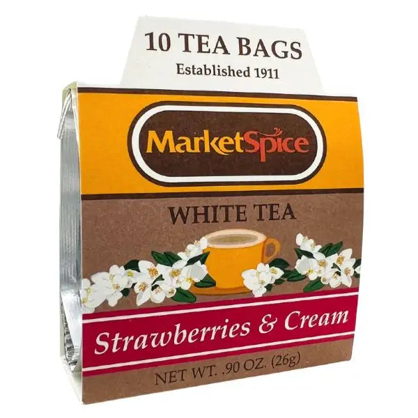 Strawberries & Cream White 10-Teabag Pack
