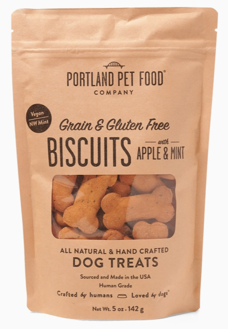 Grain & Gluten-Free Apple & Mint Biscuit Dog Treats