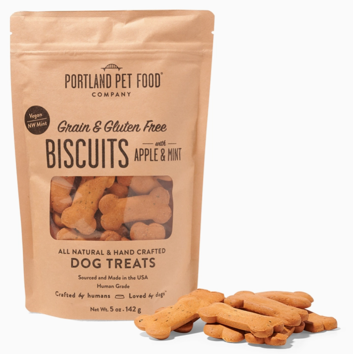 Grain & Gluten-Free Apple & Mint Biscuit Dog Treats