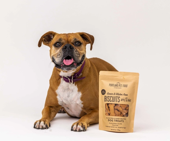 Grain & Gluten-Free Apple & Mint Biscuit Dog Treats