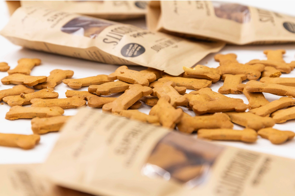 Grain & Gluten-Free Apple & Mint Biscuit Dog Treats