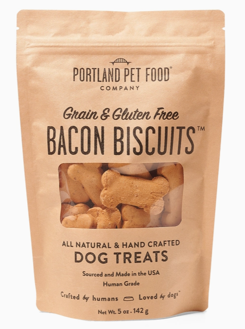 Grain and Gluten Free Bacon Dog Biscuits