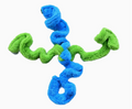 Duraplush Springy Thing Dog Toy - Green