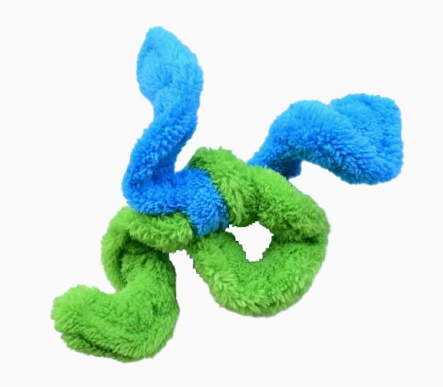 Duraplush Springy Thing Dog Toy - Green