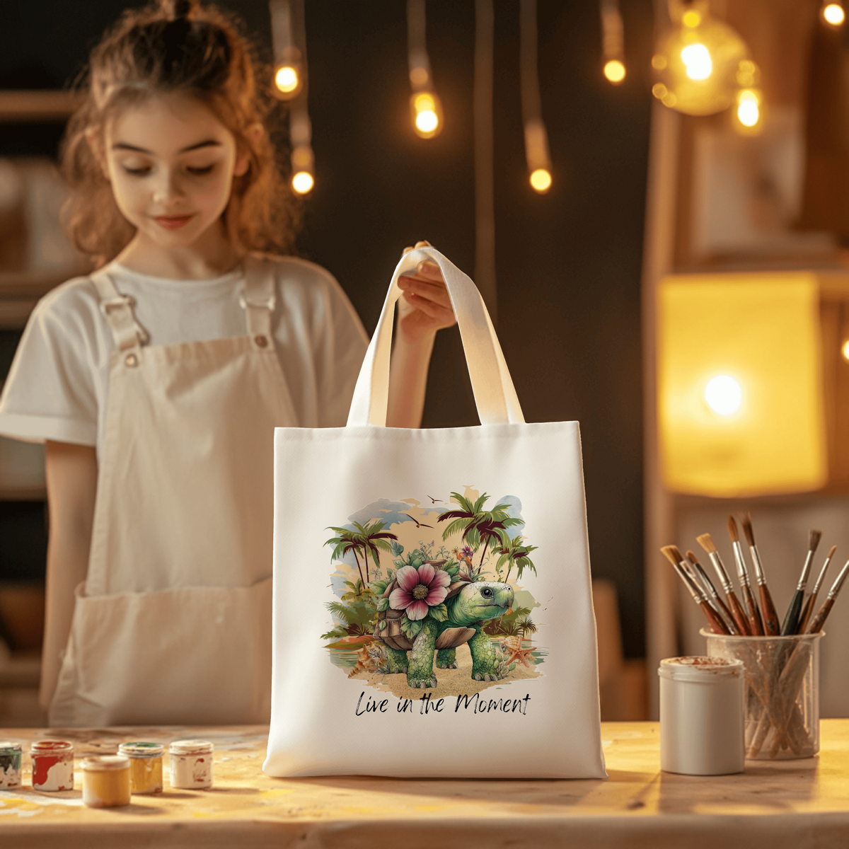 Classic Organic Cotton Canvas Gusset Tote Bag