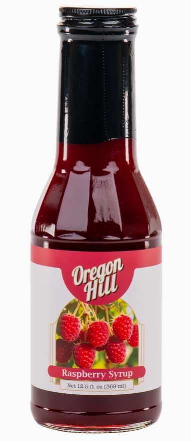 Red Raspberry Syrup (Seedless) - Oregon Hill Farm