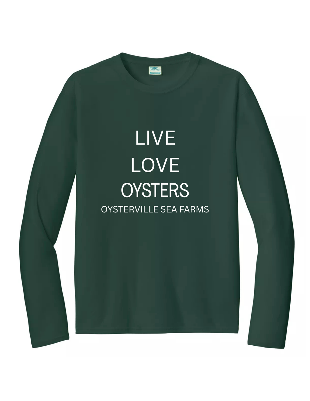 Live, Love, Oysters (Oysterville Sea Farms) T-Shirt