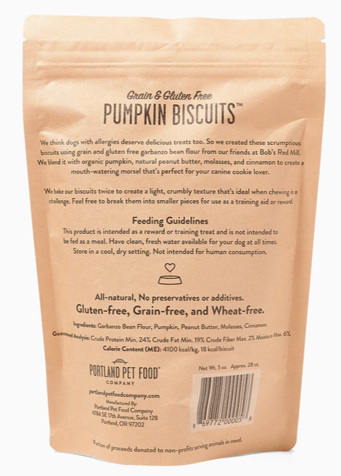 Grain and Gluten Free Pumpkin Dog Biscuits