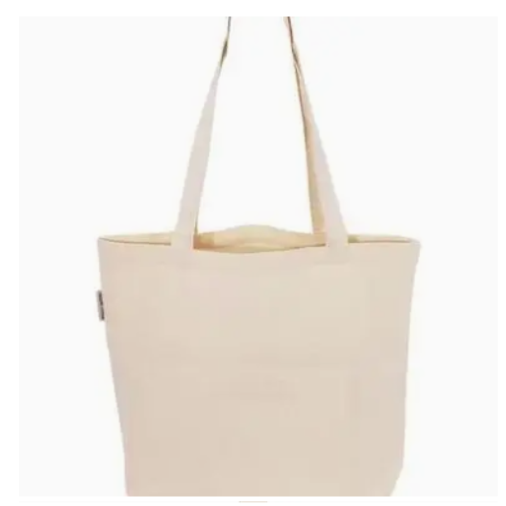 Classic Organic Cotton Canvas Gusset Tote Bag