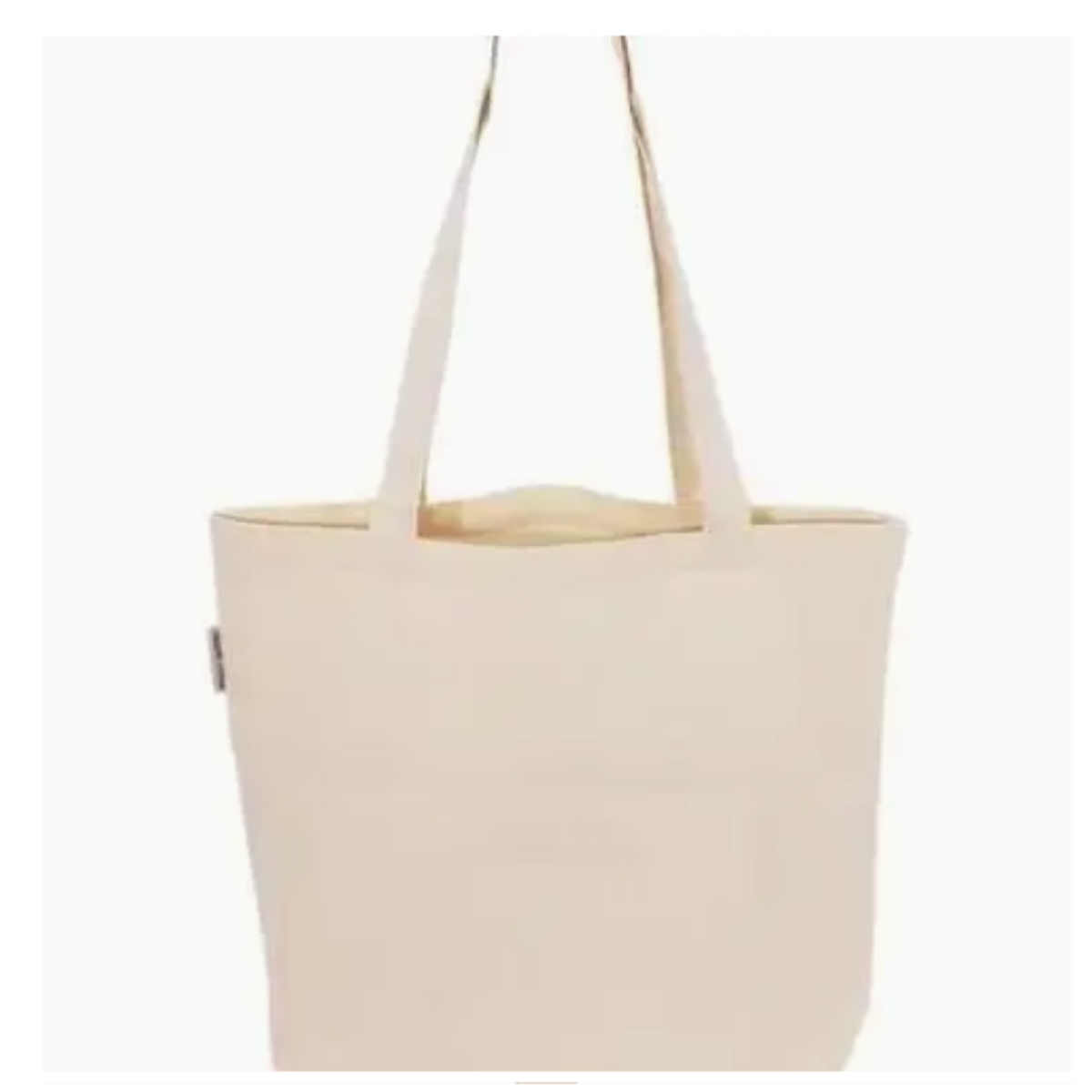 Classic Organic Cotton Canvas Gusset Tote Bag
