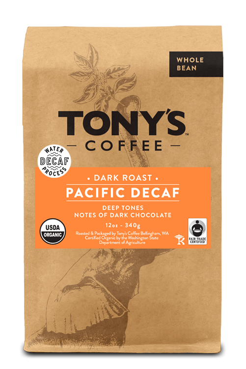 Tony's Coffee Pacific Decaf Dark Road [Whole Bean]