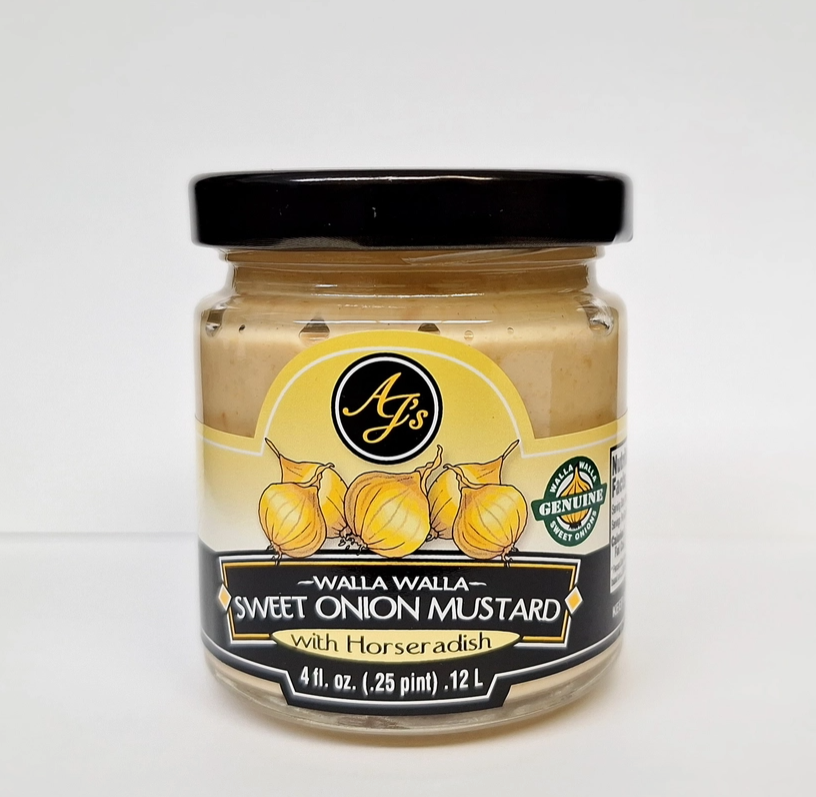 Walla Walla Sweet Onion Mustard with Horseradish