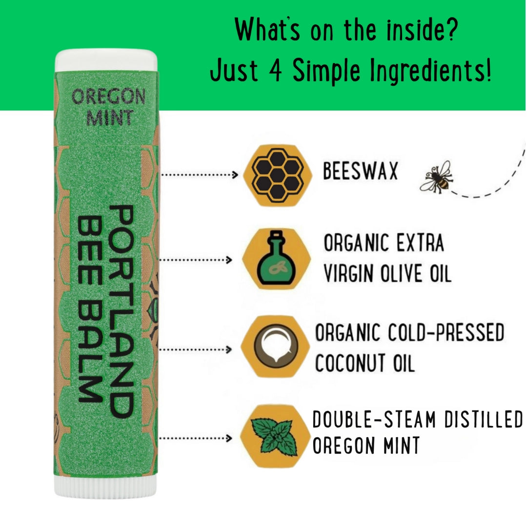 Oregon Mint Beeswax Lip Balm – Refreshing
